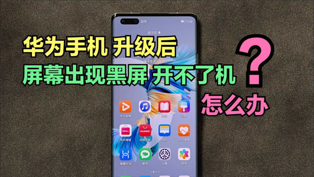 為什么手機黑屏了